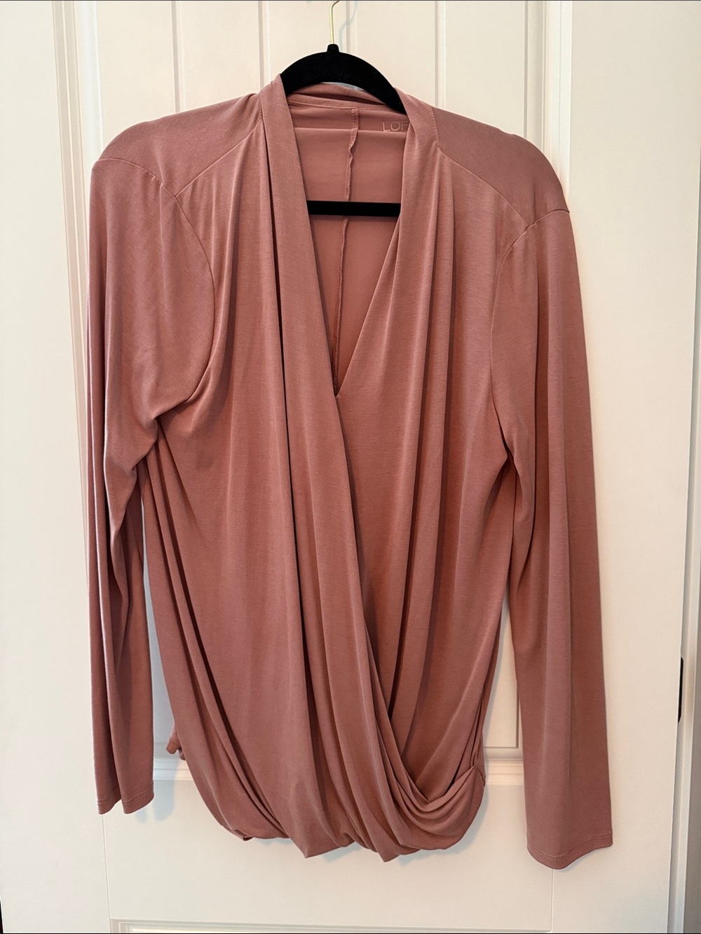 Loft Outlet Faux Wrap Top, L